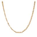 9ct Yellow Gold Barrel Link Chain 28"