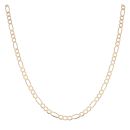 9ct Yellow Gold Figaro Chain 18"