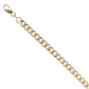 9ct Yellow Gold Curb Bracelet 8.5"