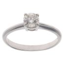 18ct White Gold 0.50ct Brilliant Cut Diamond Solitaire Ring