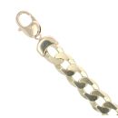 9ct Yellow Gold Curb Bracelet 8"