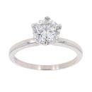 18ct White Gold 2.00ct Brilliant Cut Diamond Solitaire Ring