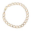 9ct Yellow Gold Curb Bracelet 8.5"