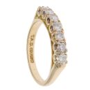 18ct Yellow Gold 0.50ct Diamond Five Stone Ring