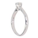 18ct White Gold 0.33ct Diamond Solitaire Ring