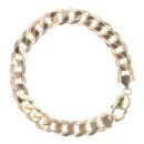 9ct Yellow Gold Curb Bracelet 8"