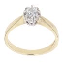 18ct Yellow Gold 0.40ct Brilliant Cut Diamond Solitaire Ring