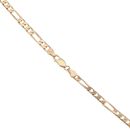 9ct Yellow Gold Figaro Chain 24"