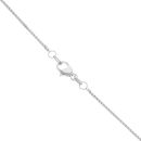 18ct White Gold 0.52ct Brilliant Cut Diamond Cluster Pendant And Chain 16"
