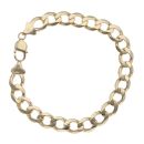 9ct Yellow Gold Curb Bracelet 9.5"