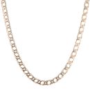 9ct Yellow Gold Double Curb Chain 18"