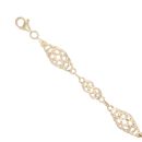 9ct Yellow Gold Celtic Fancy Bracelet 7.5"