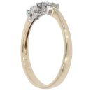 9ct Yellow Gold 0.20ct Brilliant Cut Diamond Fancy Ring