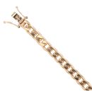 9ct Yellow Gold Curb Bracelet 8"