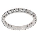 18ct White Gold 1.00ct Brilliant Cut Diamond Full Eternity Ring