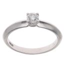 Platinum 0.25ct Brilliant Cut Diamond Solitaire Ring
