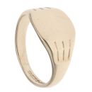9ct Yellow Gold Patterned Signet Ring