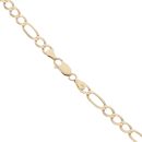 9ct Yellow Gold Figaro Chain 18"