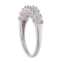 18ct White Gold 1.35ct Diamond Half Eternity Ring