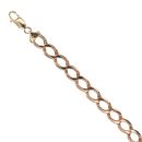 9ct Yellow Gold Curb Bracelet 8.5"