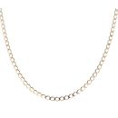9ct Yellow Gold Curb Chain 18"