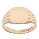 9ct Yellow Gold Patterned Signet Ring