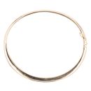 9ct Yellow Gold Cubic Zirconia Hinged Bangle