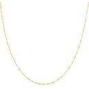 22ct Yellow Gold Twisted Fancy Chain 18"