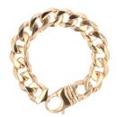 9ct Yellow Gold Curb Bracelet 9"
