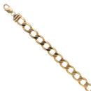9ct Yellow Gold Curb Bracelet 9"