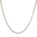 9ct Yellow Gold Square Curb Chain 20"