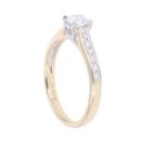 18ct Yellow Gold 0.37ct Diamond Solitaire Ring