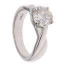 18ct White Gold 1.15ct Brilliant Cut Diamond Solitaire Ring