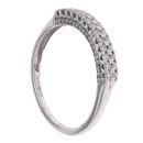 9ct White Gold 0.33ct Diamond Half Eternity Ring