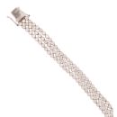 18ct White Gold 7.00ct Brilliant Cut Diamond Bracelet 7"