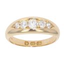 18ct Yellow Gold 0.50ct Diamond Five Stone Ring