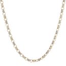 9ct Yellow And White Gold Fancy Chain 18"