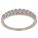 9ct Yellow Gold 0.50ct Brilliant Cut Diamond Half Eternity Ring