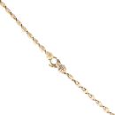 18ct Yellow and White Gold Fancy Chain 18"