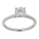 18ct White Gold 1.00ct Brilliant Cut Diamond Solitaire Ring