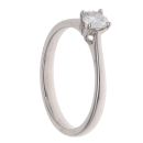 18ct White Gold 0.33ct Brilliant Cut Diamond Solitaire Ring