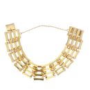 9ct Yellow Gold Gate Bracelet 7"