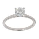 18ct White Gold 1.00ct Brilliant Cut Diamond Solitaire Ring
