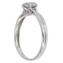 18ct White Gold 0.26ct Diamond Cluster Ring