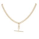 9ct Yellow Gold Albert T-Bar Chain 20"