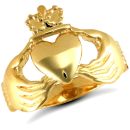 9ct Yellow Gold Claddagh Ring
