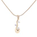 18ct Yellow Gold 0.30ct Diamond Pendant And Chain 16"