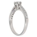 18ct White Gold 0.33ct Brilliant Cut Diamond Solitaire Ring