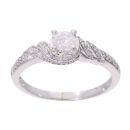 18ct White Gold 0.50cts Diamond Solitaire Ring