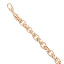 9ct Yellow Gold Byzantine Bracelet 8"